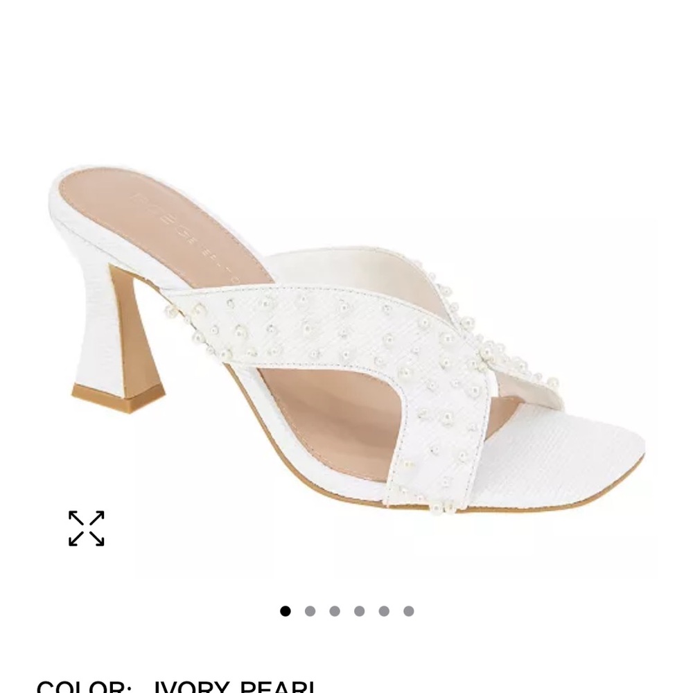 BCBG Generation Pearl Heels White / Ivory 8.5